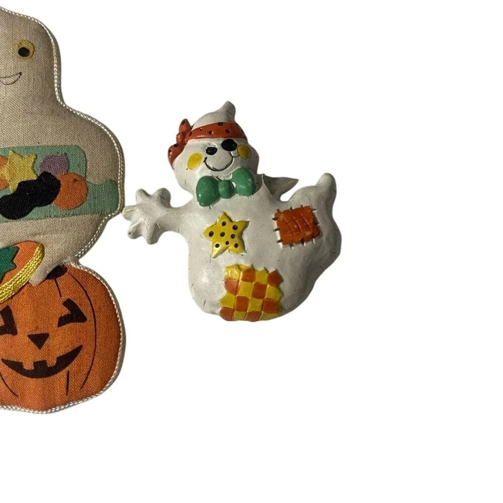 Halloween‎ Boo Ghost Pumpkin Scarecrow Magnets Set 3